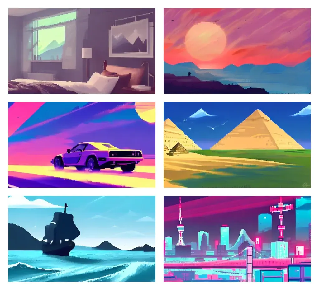 Pixel Landscapes V1 model preview